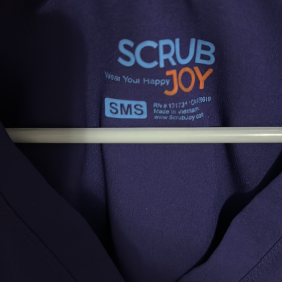 Scrub Joy Dark Purple Scrubs SP/SP - Picture 3 of 4